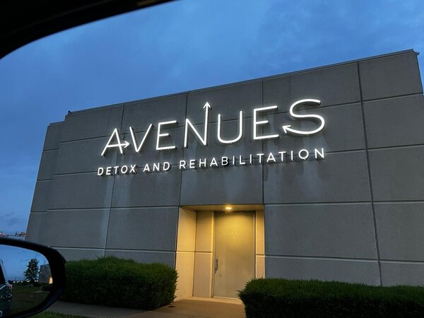 Avenues Detox and Rehabilitation Channel Letter Made by Louisville Custom Signs in Louisville, KY