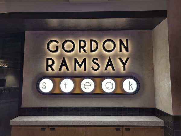 Gordon Ramsay Lobby Signs Made by Louisville Custom Signs in Louisville, KY